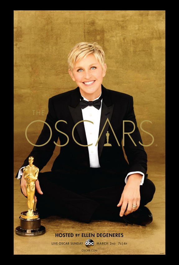 Ellen Degeneres hosts the 2014 Oscars.